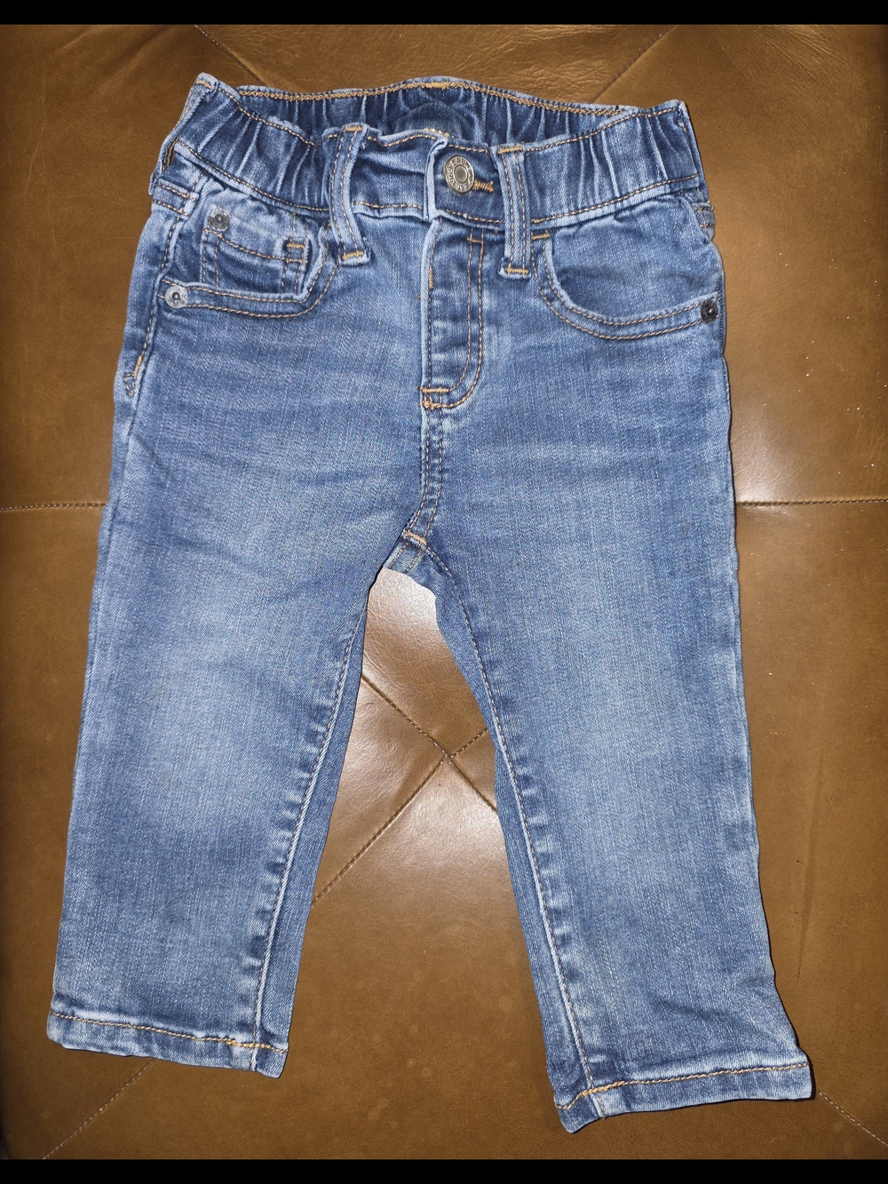 GAP Baby Blue Denim Jeans with Elastic Waist